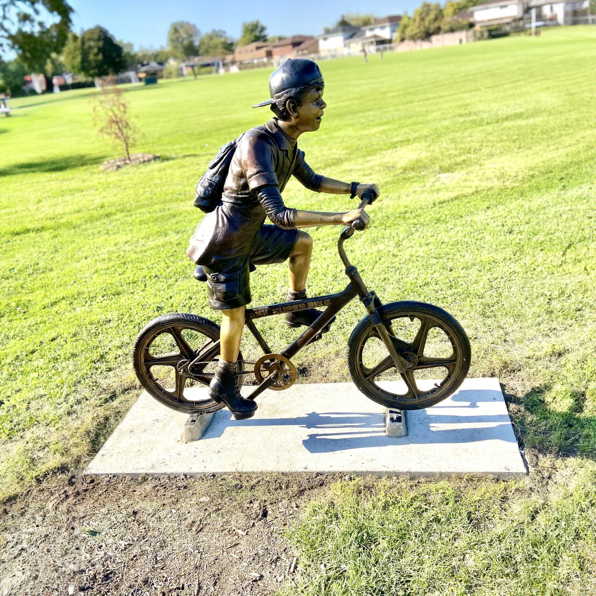 Cycling Statue