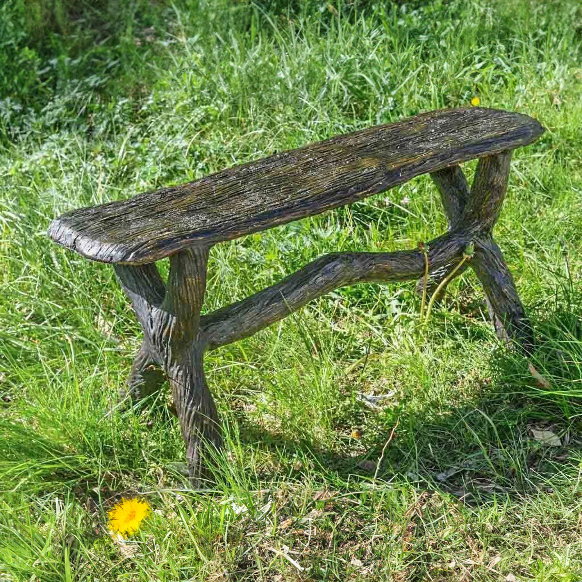 Garden Statue Bench