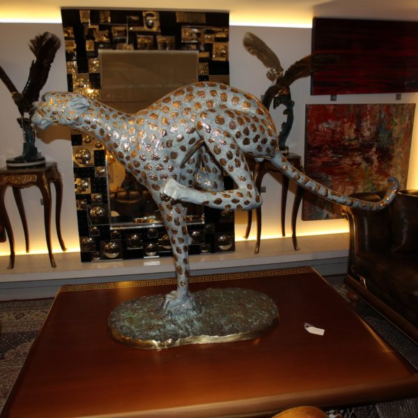 Large Cheetah Sculpture