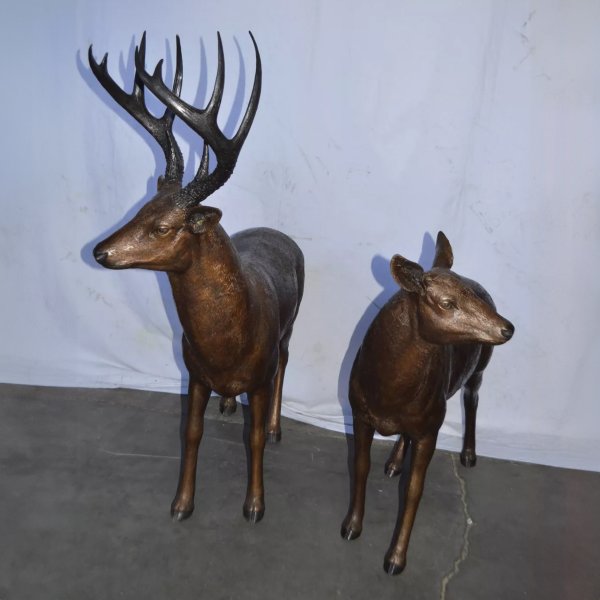 Life Size Deer Lawn Ornaments