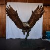 Metal Flying Eagle Sculpture