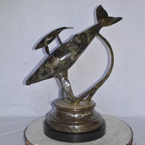 Whale Bronze Sculpture