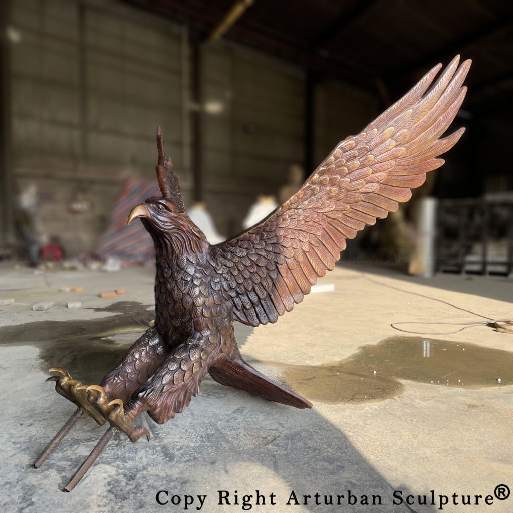 Flying Eagle Statue