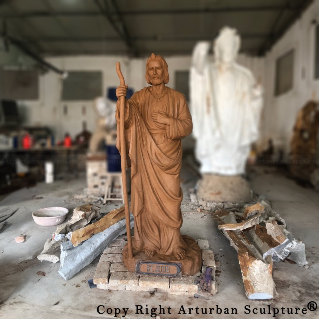 clay mold of Saint Jude Statue for Sale