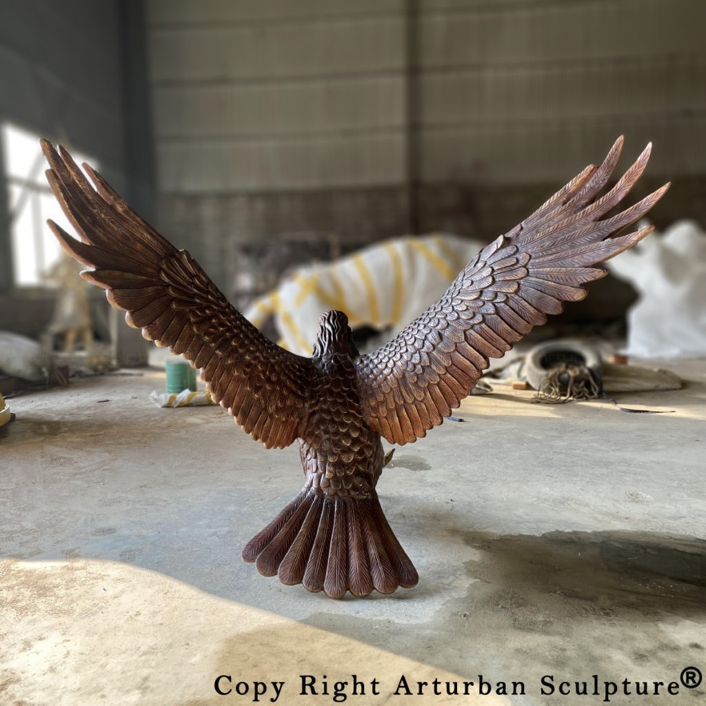 life size eagle statue