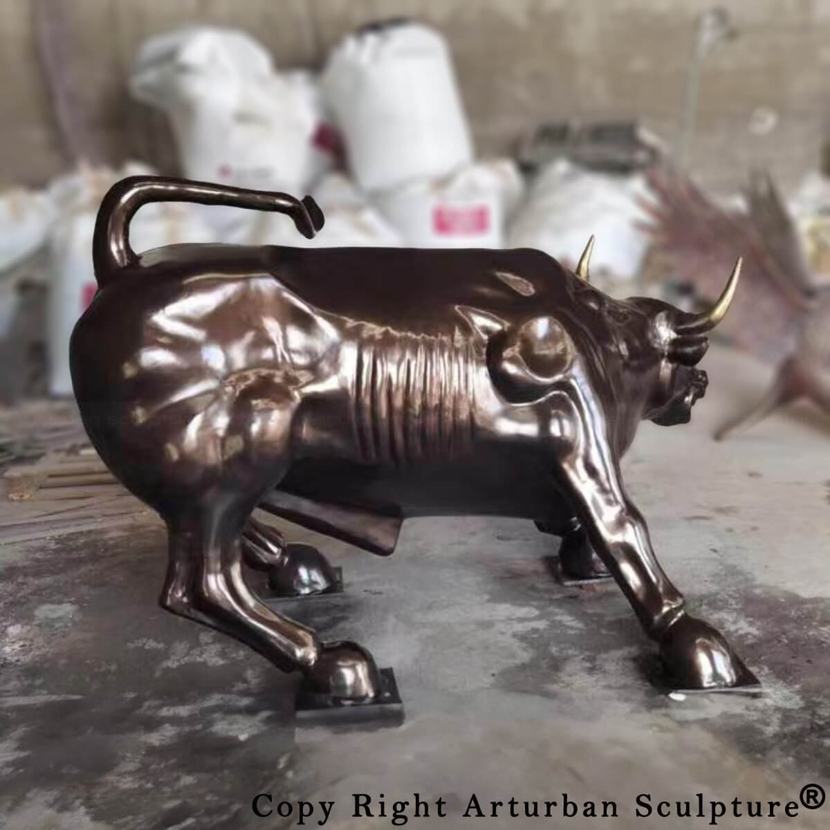 Stock Market Bull Statue for Sale