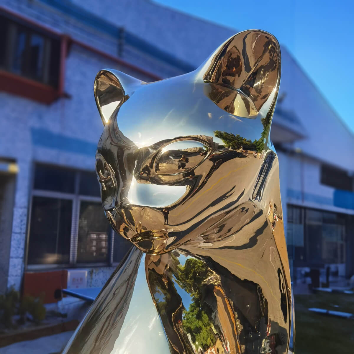 Art Deco Cat Sculpture