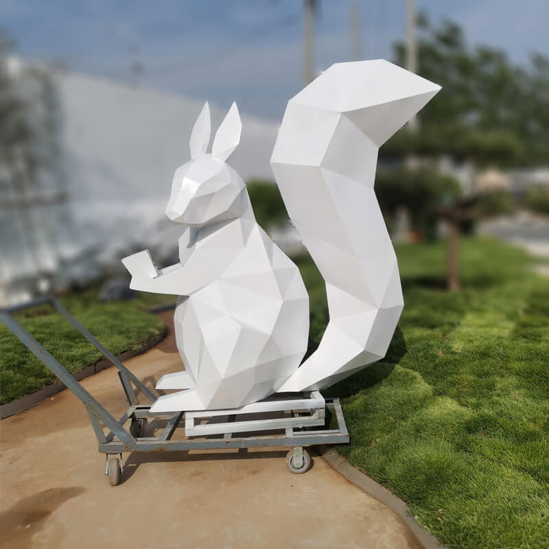 Metal Squirrel Art