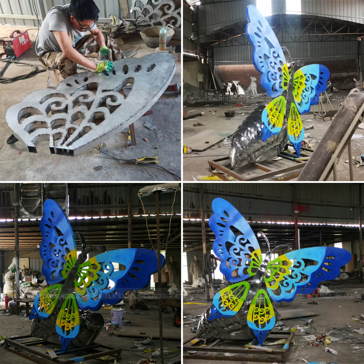 Butterfly Yard Sculpture