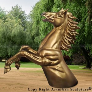 Outdoor Horse Fountain