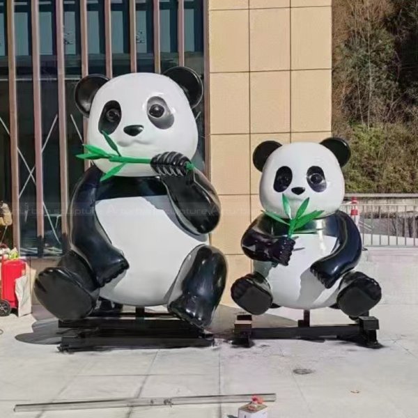 cute Panda Bear Garden Statues